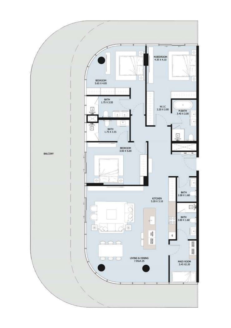 3 Bedrooms