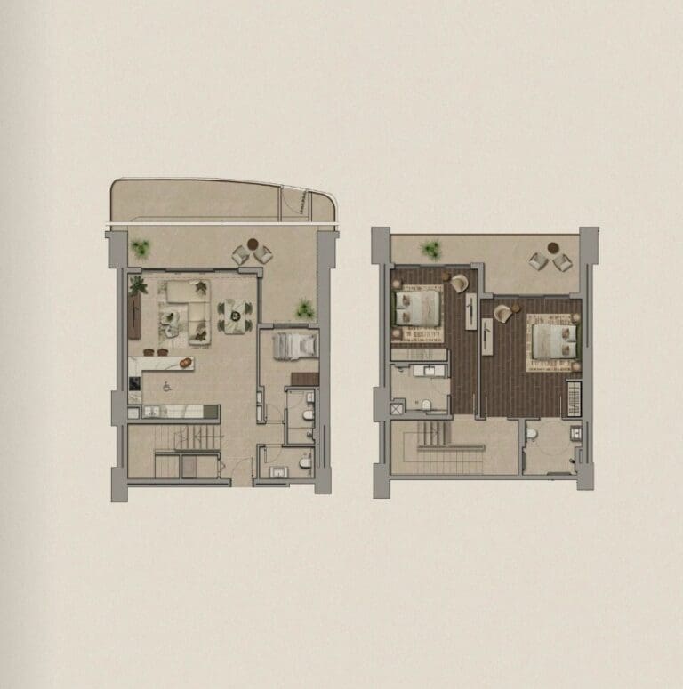2 Bedrooms