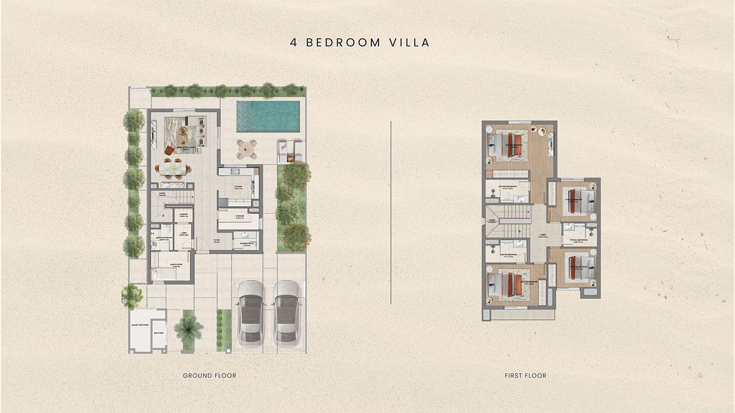 4 bedrooms